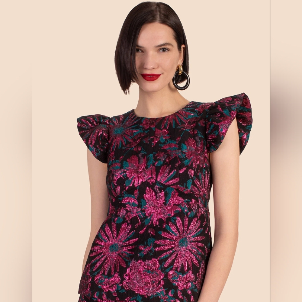 Trina Turk Davis Short Sleeve Top